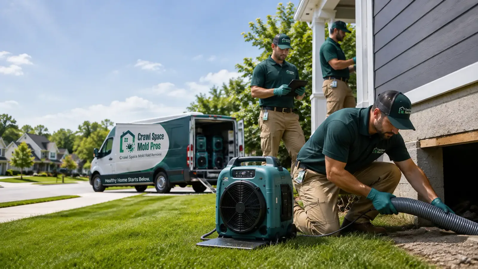 Crawl Space Mold Removal in Taconic, CT